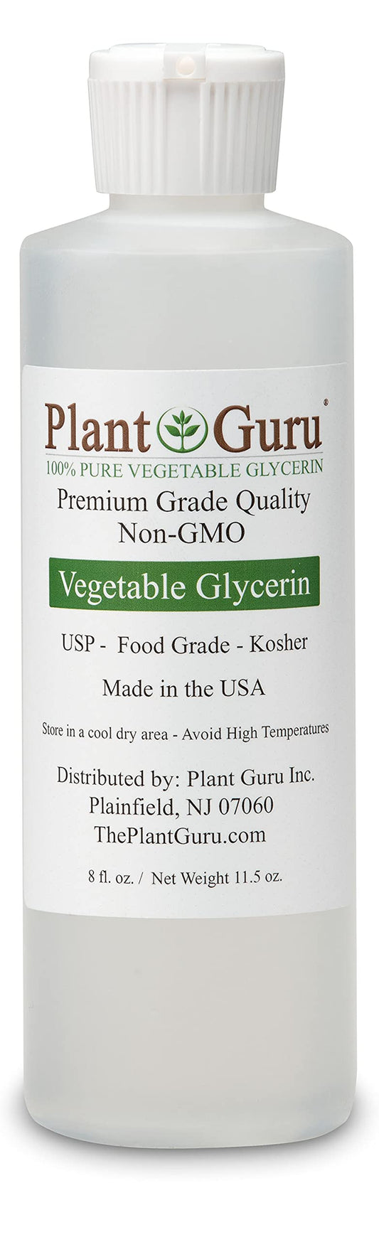 Plant Guru front label showing product name and certifications, trustworthy quality