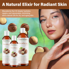 Plant Guru macadamia seeds close-up highlighting natural source and purity