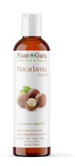 Plant Guru macadamia oil front packaging showing clean label and benefits