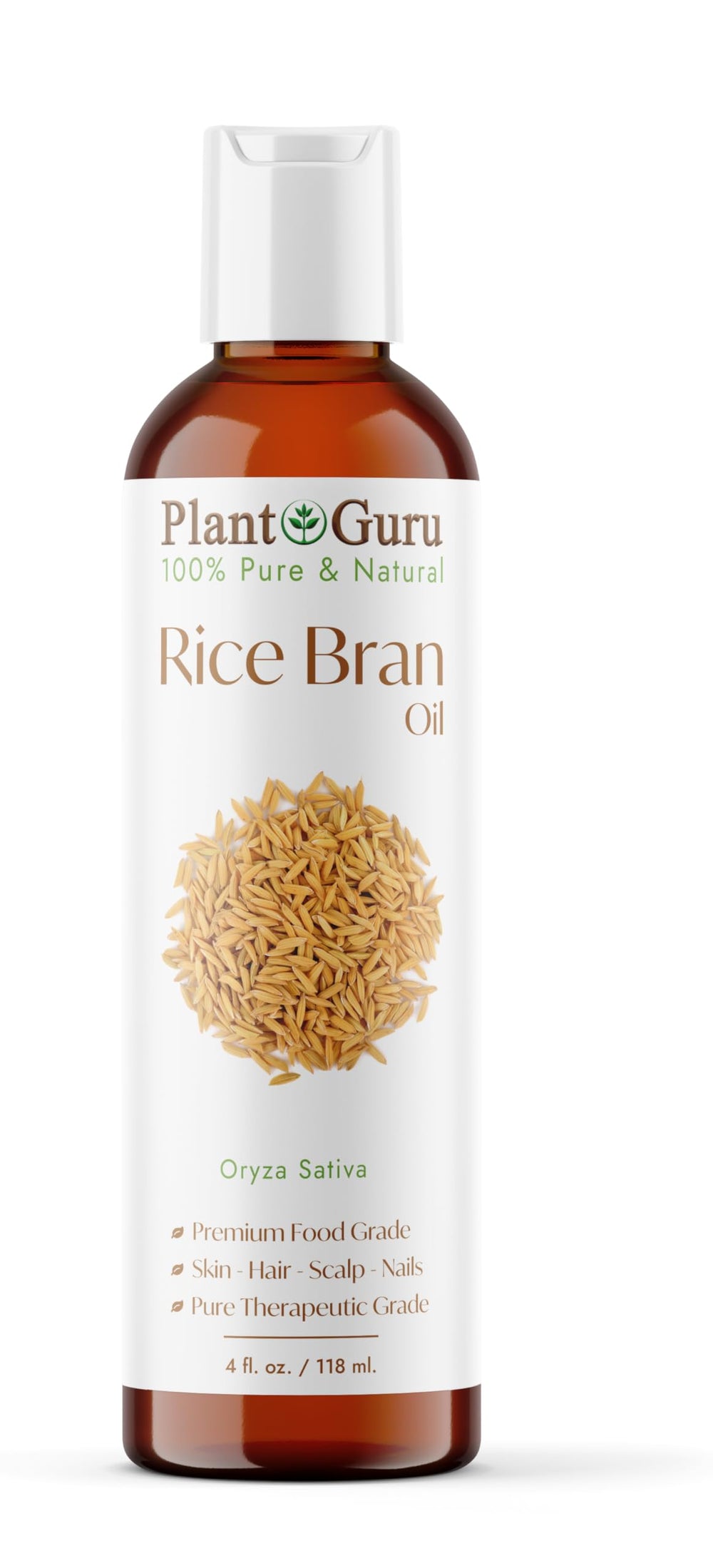 Plant Guru front bottle view showing clear label and compact size, ideal for travel