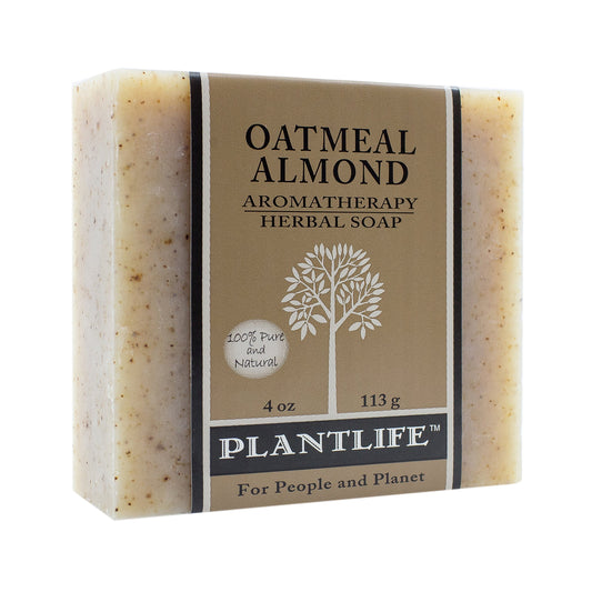 Plantlife front packaging showing calming oat and almond benefits