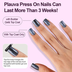 Plauva nails on hand for size comparison and accurate fit guidance