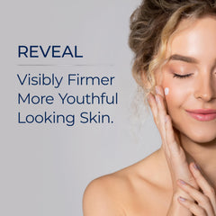 Plexaderm peptides ingredient visual highlighting formula strength to support firmer-looking skin