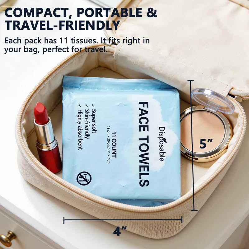 PLumeLux laid-out pack contents showing 66 disposable wipes for hygiene