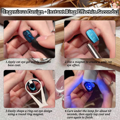 PMDYBY dual-tip French tool shaping elegant French cat-eye manicure