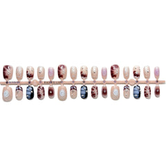 PODUOJIEYI press-on nails on hand showing wearable everyday look