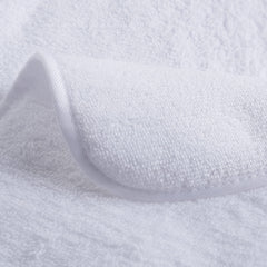 POLYTE close-up of dual pile microfiber showing long and short fibers for gentle exfoliation benefit