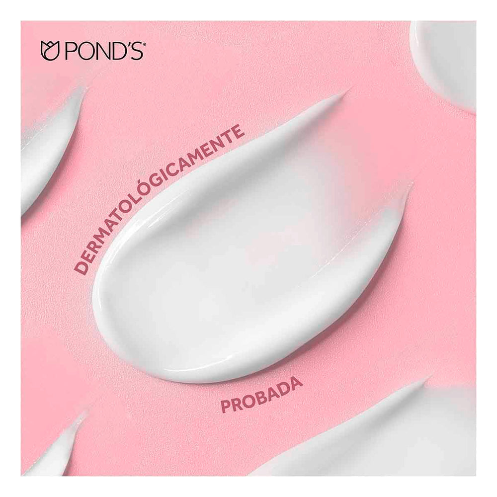POND'S product next to vitamin C and niacinamide visuals showing brightening actives benefit