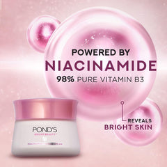 POND'S cream applied on hand demonstrating easy spread and quick melting
