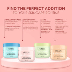 POND’S gel watermelon extract ingredient shot conveying refreshing antioxidant boost