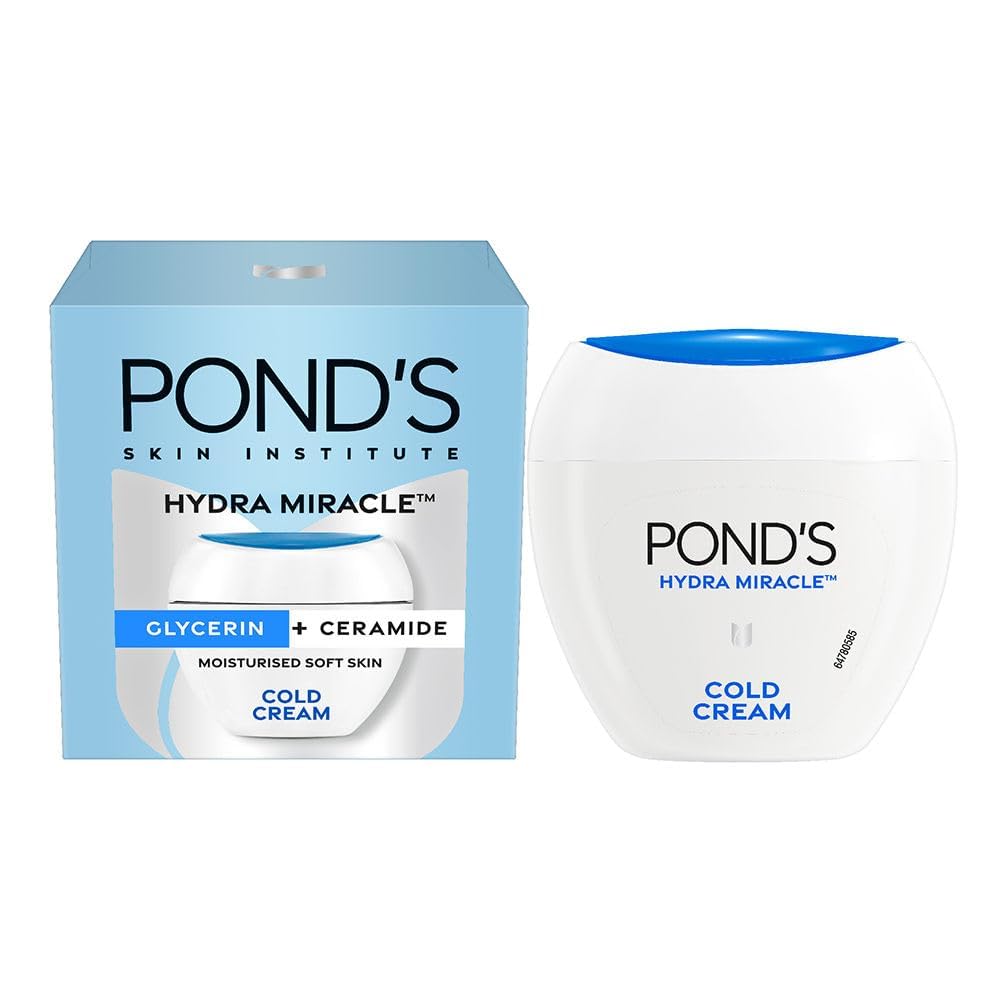 POND'S jar front view showing product branding and simple hydration benefit