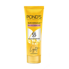 POND'S front packaging showing 50g tube and SPF protection benefit