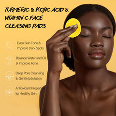 Close-up of POP MODERN.C pad texture saturated in serum for gentle exfoliation