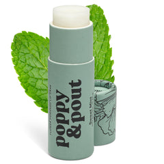 Poppy & Pout front packaging showing product and benefits