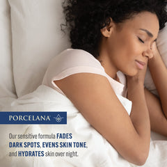 Porcelana cream close-up highlighting smooth texture and lightweight absorption benefit