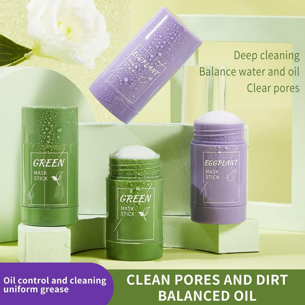 Porcolle rinse-off step showing clean skin after mask removal and smooth finish