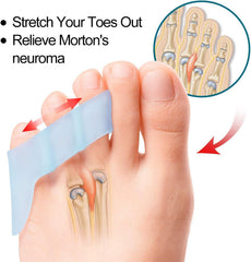 Povihome on toes side view demonstrating spacing and reduced rubbing