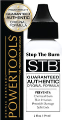 POWERTOOLS STB dropper close-up dispensing a drop, demonstrates precise dosing