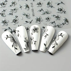 POWPOP summer manicure lifestyle shot on hands outdoors showing seasonal, fashionable effect