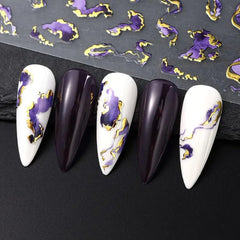 POWPOP size comparison with finger to show scale and fit on natural nails