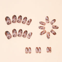 POWPOP side profile of almond shape demonstrating natural fit and gentle curve