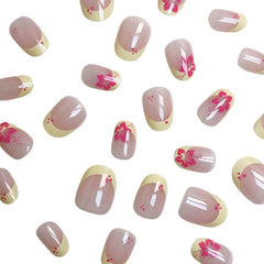 POWPOP side view showing nail thickness and gentle curvature for comfort