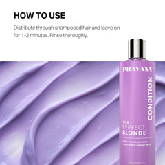 PRAVANA close-up of violet pigment color showing brassiness-neutralizing effect