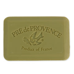 Pre de Provence close-up texture showing smooth quad-milled surface benefit