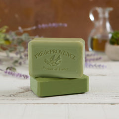 Pré de Provence in-use at sink showing gentle handwashing and pleasant fragrance