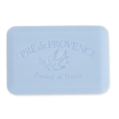 Pre de Provence close-up of bar texture highlighting smooth quad-milled finish