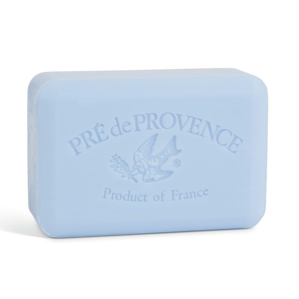 Pre de Provence front packaging showing Ocean Air bar and elegant box