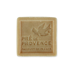Pre de Provence close-up of soap texture highlighting dense, creamy composition for moisturizing skin