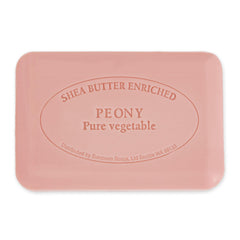 Pre de Provence soap texture detail highlighting smooth quad-milled surface and durability