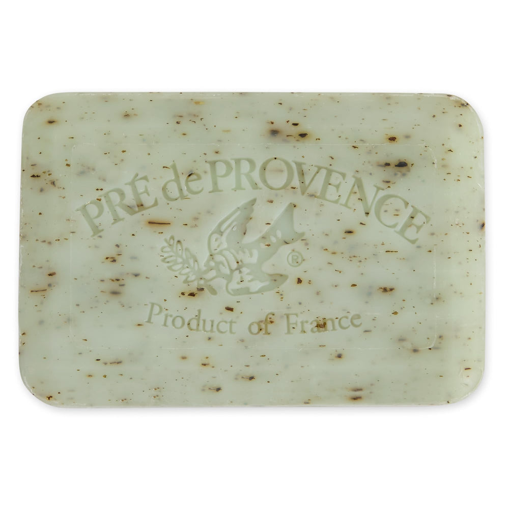 Pre de Provence close-up of quad-milled soap texture highlighting smoothness