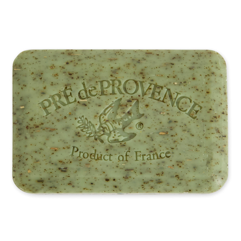 Pre de Provence side profile of the soap bar demonstrating thickness and longevity benefit