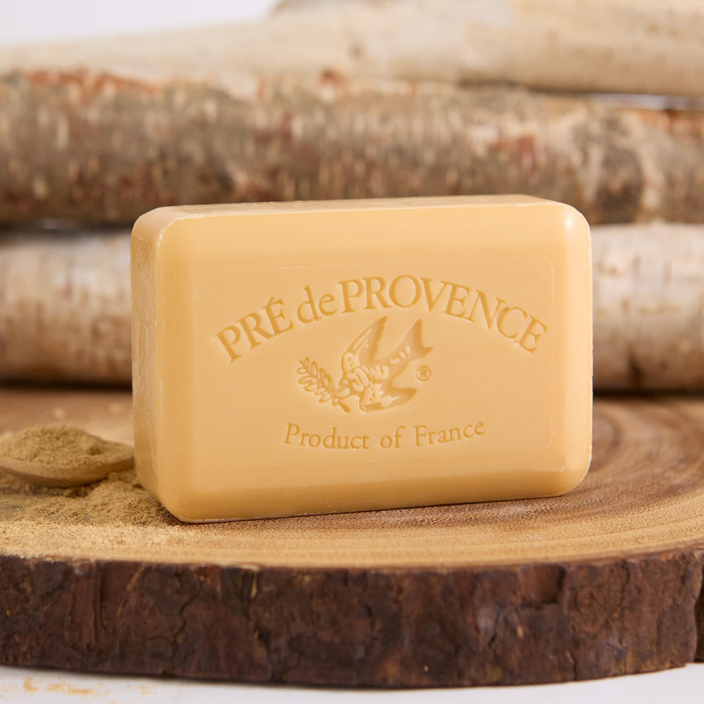 Pre de Provence sliced bar revealing dense interior and long-lasting composition