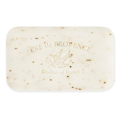 Pre de Provence bar side profile demonstrating smooth quad-milled texture benefit