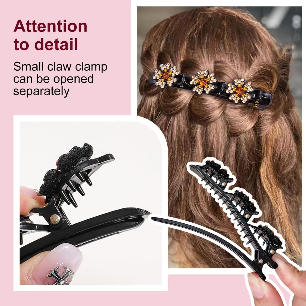 PreciRise satin braid texture detail on clip, provides non-slip hold benefit