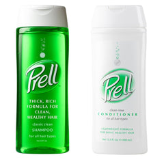 Prell front bottle 13.5 oz showing clean label and size benefit