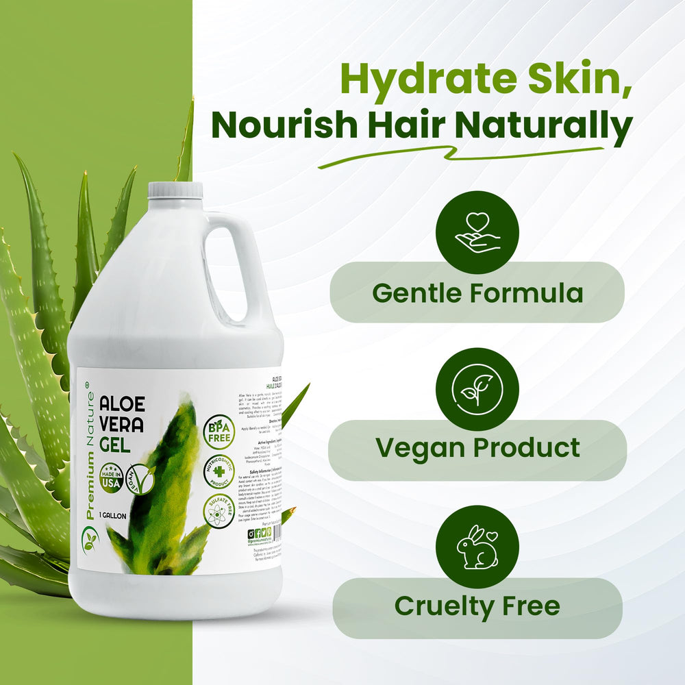 Premium Nature clear gel texture closeup highlighting smooth absorbency