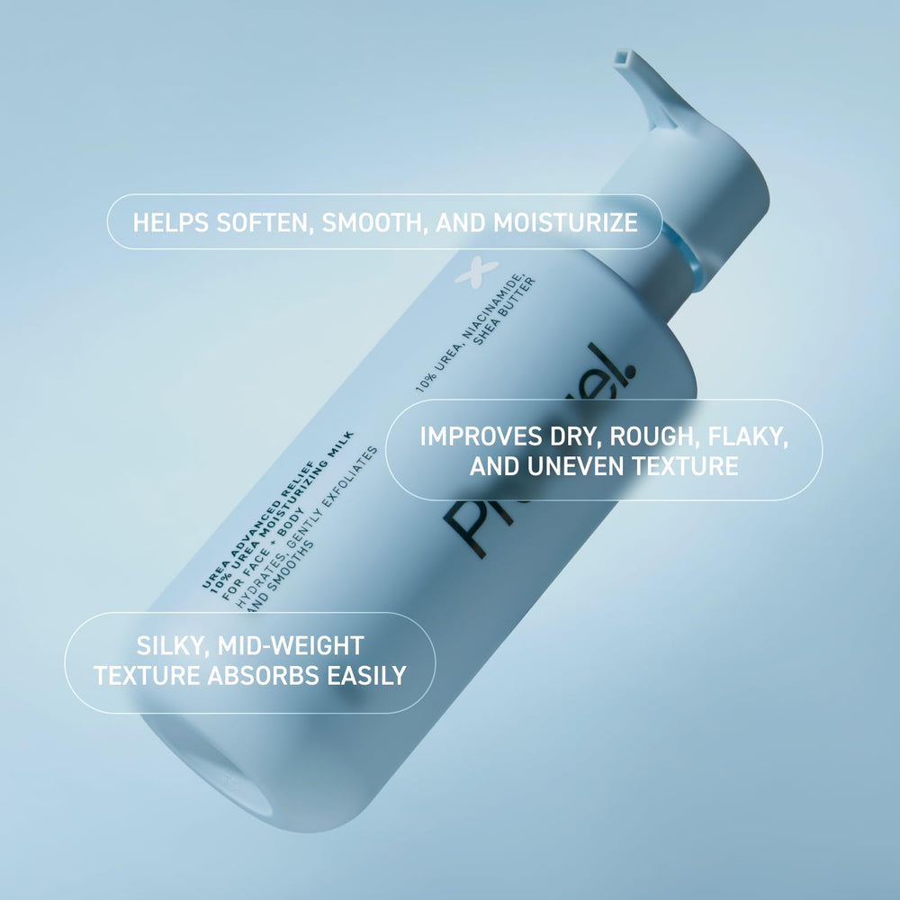 Prequel applying lotion to hand showing softening and barrier support