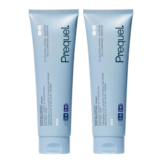 Prequel front packaging 2-pack showing product benefits and clean design