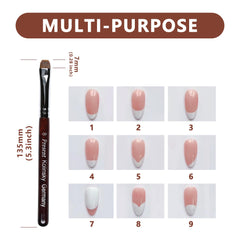 Present brush with protective tube highlighting bristle protection benefit