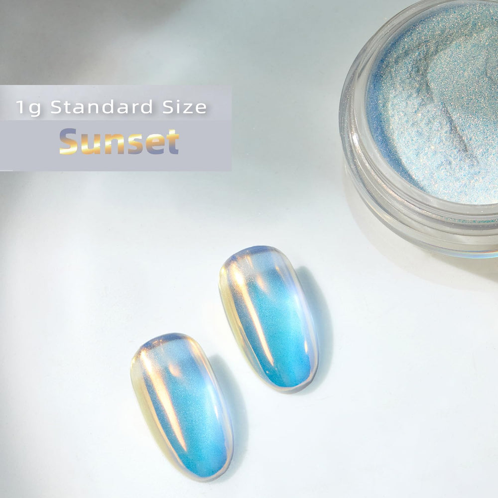 Pretty Diva fine powder close-up texture revealing ultra-fine particles for smooth shine