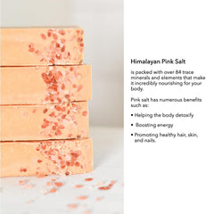 Pretty Farm Girl bar on bathroom shelf creating a calm, natural routine
