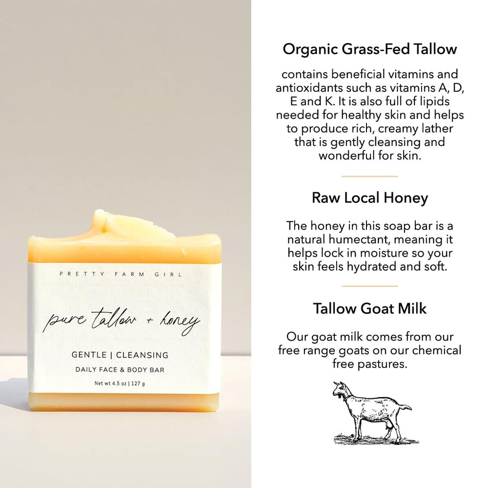 Pretty farm girl eco-friendly packaging highlighting sustainable materials
