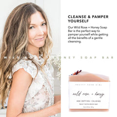 Pretty farm girl close-up of bar top texture highlighting rose clay marbling