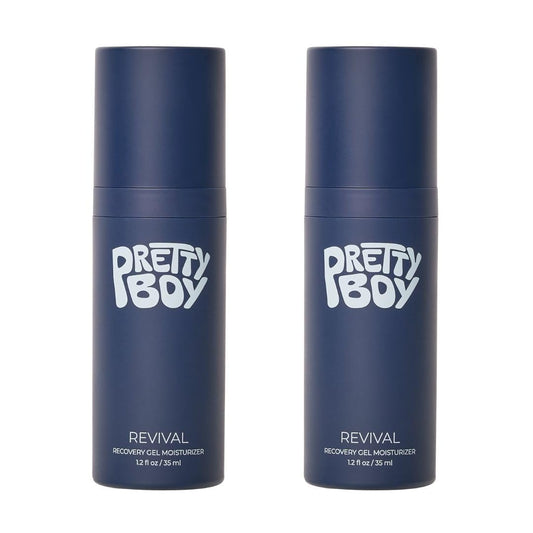 PrettyBoy front packaging showing clean design and two-count convenience for easy storage