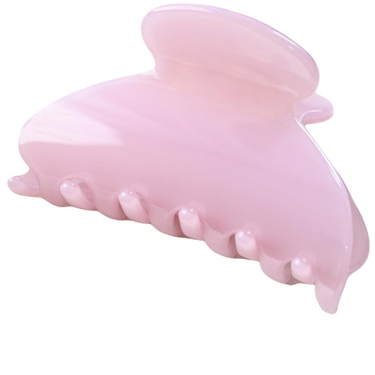 Prettyou front view of barrette showing glossy finish and elegant shape