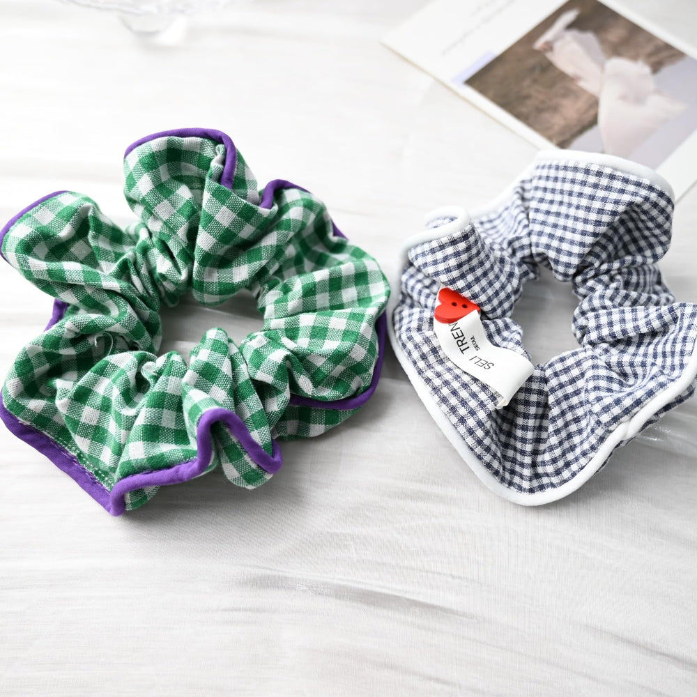 Prettyou pattern collection laid flat highlighting stripe, checks, and floral mix